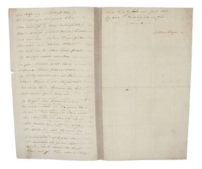 Egenhændigt signeret digtmanuskript til "Orgelets Priis" (Hymne). - [EGENHÆNDIGT DIGTMANUSKRIPT] (photo 2)