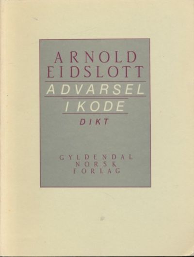 Advarsel i kode. Dikt