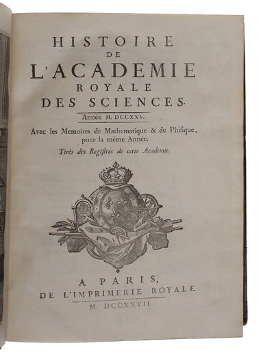 Élements de la geometrie de L'Infini. Suite des Memoires de l'Academie des Sciences. (photo 3)