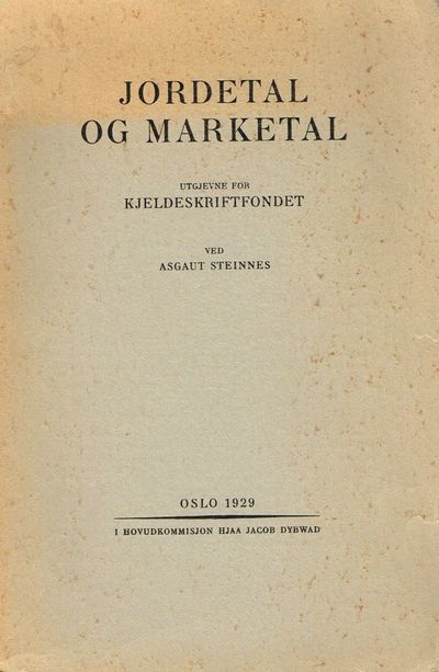 Jordetal og marketal.