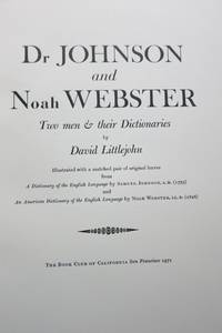 DR. JOHNSON AND NOAH WEBSTER by Littlejohn, David - 1971