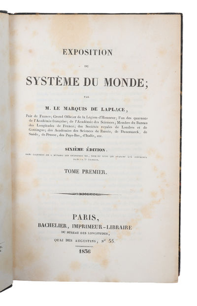 Exposition du Système du Monde. Sixieme Edition. 2 vols. (photo 2)