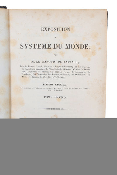 Exposition du Système du Monde. Sixieme Edition. 2 vols. (photo 3)