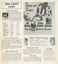 cover of The Gene Krupa Story (Original pressbook for the 1959 film)