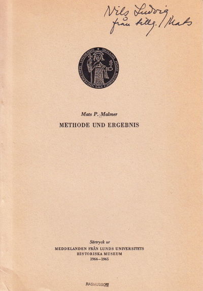 Methode und Ergebnis. Särtryck ur Meddelanden…