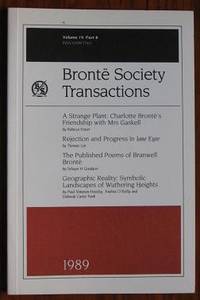 image of Brontë Society Transactions 1989 Part 8 Volume 19