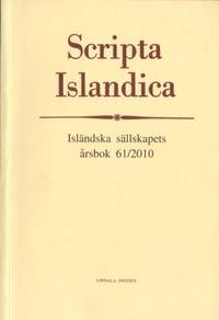 Scripta Islandica. Isländska sällskapets årsbok…