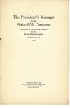 THE PRESIDENT'S MESSAGE TO THE SIXTY-FIFTH CONGRESS ASSEMBLED IN EXTRAORDINARY SESSION IN THE HOUSE OF REPRESENTATIVES APRIL THE SECOND 1917