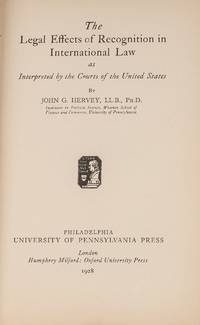 The Legal Effects of Recognition in International Law as..