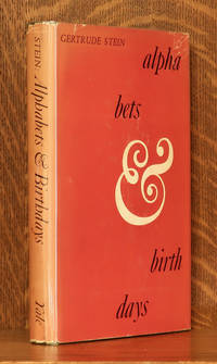 cover of ALPHABETS AND BIRTHDAYS (VOL 7 OF THE YALE EDITION OF THE UNPUBLISHED WRITINGS OF GERTRUDE STEIN)