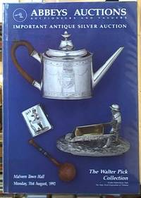 Important Antique Silver Auction; English Continental and Australian Silver "The Walter Pick...