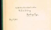 Fearful Symmetry: A Study of William Blake (SIGNED FIRST EDITION) by Northrop Frye - Signed First Edition - 1947 - from Nighttown Books (SKU: 30338)