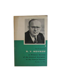 Text of a Speech at Plenary Session of the General Assembly of the United Nations by Novikov, [N]ikolai [V]asilevich - 1946