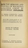View Image 2 of 3 for The memoirs and travels of Mauritius Augustus Count de Benyowsky in Siberia, Kamchatka, Japan, the L... Inventory #68067