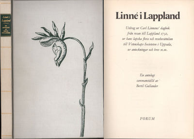 LINNÉ I LAPPLAND. Utdrag ur Carl Linnæus' dagbok…