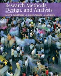 Research Methods, Design, and Analysis