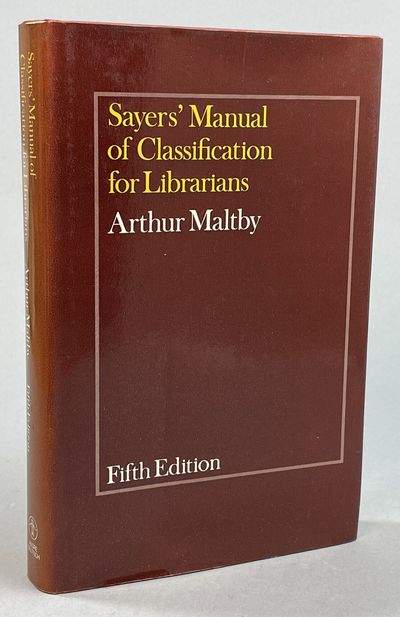 Sayers' manual of classification for librarians.…