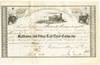 A Baltimore And Ohio Stock Signed By President John Work Garrett