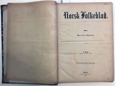 Udgivet af Bjørnstjerne Bjørnson. No. 1-52