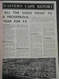 image of Eastern Cape Report 1963 - 1972