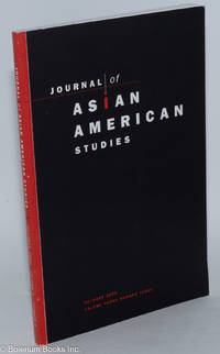 cover of Journal of Asian American Studies (JAAS); October 2000, Volume Three Number Three