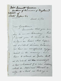 Autograph letter signed by historian and editor Mary Anne Everett Green (1818-1895)