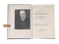 Tributes to the Honorable Earl Warren, Chief Justice of the United..