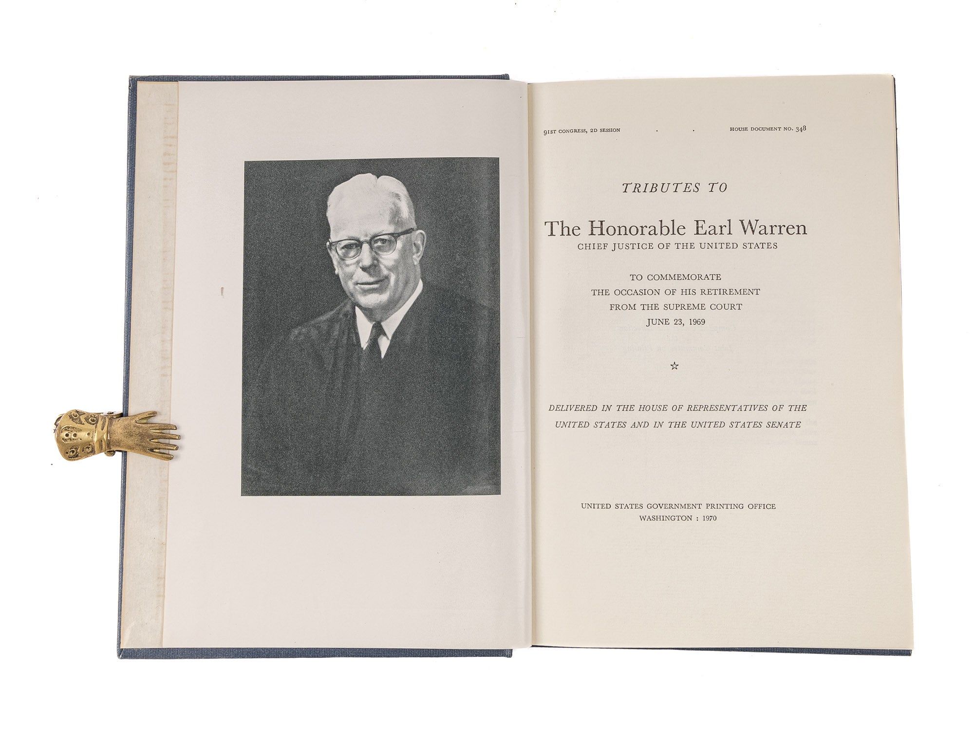 Tributes to the Honorable Earl Warren, Chief Justi