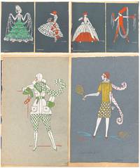 1920s Theater Enthusiast & Socialite Scrapbook with Original Costume Designs - Prohibition, Modern Woman, Woman Playwright