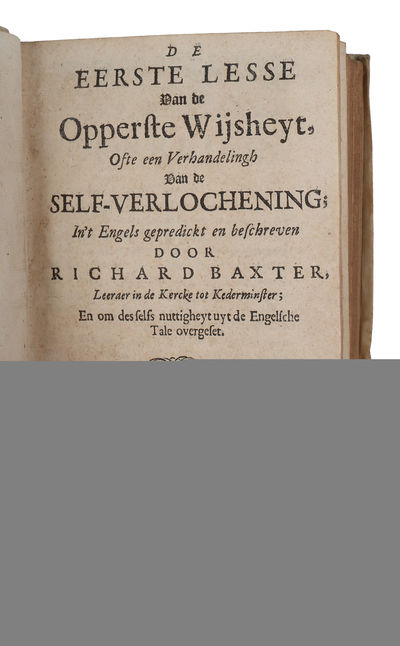 De eerste lesse van de opperste wysheyt, ofte een verhandelingh van de self-verloochening. (photo 3)