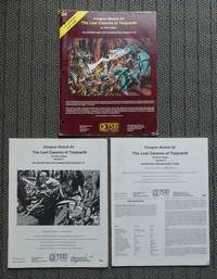 image of THE LOST CAVERNS OF TSOJCANTH. DUNGEON MODULE S4. INCLUDES BOOKLET 1. AN ADVENTURE FOR CHARACTER LEVELS 6-10 & BOOKLET 2. MONSTERS AND MAGICAL ITEMS. WITH FOLDER.