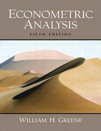 Econometric Analysis: United States Edition by Greene, William H