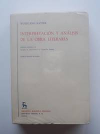 InterpretaciÃ³n y anÃ¡lisis de la obra literaria by Wolfgang Kayser - 1970