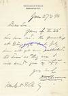 Henry Slocum Writes About The Proceedings At Gettysburgh [Sic] Last July