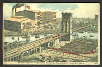 image of The Brooklyn Bridge. Large trade card for the Royal Baking Powder Company