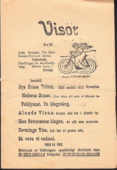 Visor. [Utg. av] Svenska Vis-, Bok-,…