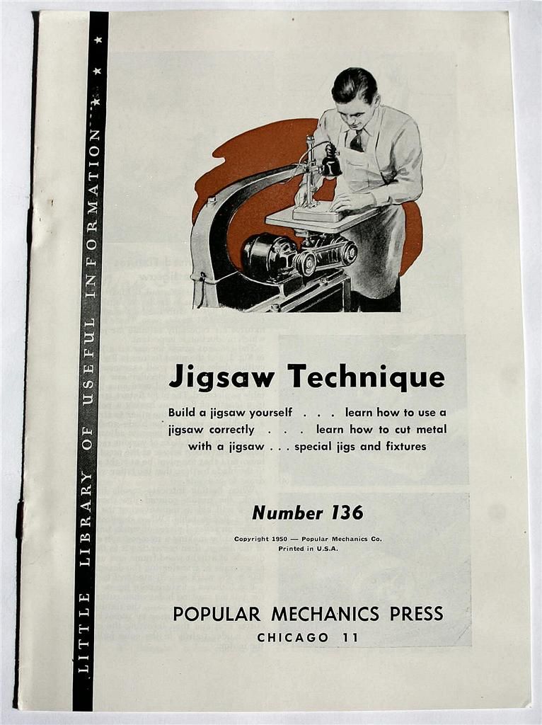 Jigsaw Technique Build a jigsaw your self...learn how to use a jigsaw