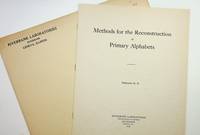 Riverbank Publications No. 21 Methods for the Reconstruction of Primary Alphabets