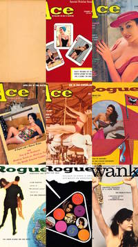 Ace / Rogue / Swank (8 vintage bound adult magazines, 1959-61)