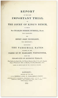 Report of the Late Important Trial in the Court of King's Bench, in..