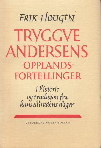 (ANDERSEN, TRYGGVE) Tryggve Andersens…