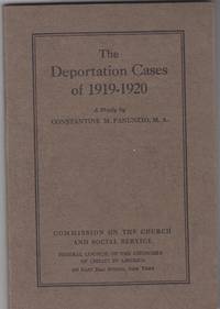 The Deportation Cases of 1919-1920 by Constantine Panunzio - Paperback - First Edition; First Printing - 1921 - from Beasley Books (SKU: 26656)