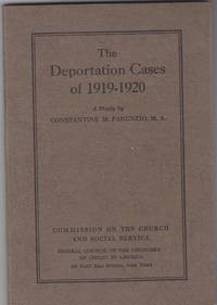 The Deportation Cases of 1919-1920 by Panunzio, Constantine - 1921