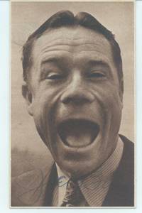 Portrait photo from a magazine, signed, (Joe E., 1892-1973, American Comic Film Actor)