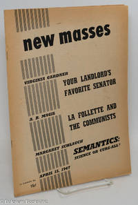 cover of New Masses, Volume 63 Number 3, April 15, 1947