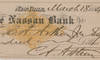 Three generations of Chester A. Arthurs on the Same Bank Check, Including the President as President