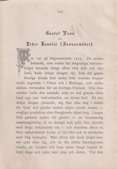 Gustaf Vasa och Peder Kansler (Sunnanwäder) [=…