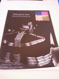 image of Catalogue of Bibliophile Sale. Including Performing Arts. Sale 653
