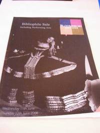 Catalogue of Bibliophile Sale. Including Performing Arts. Sale 653 by Bloomsbury Auctions - 2008