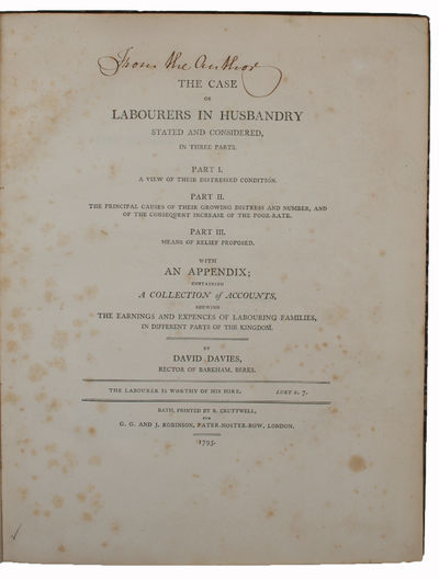 The Case of Labourers in Husbandry Stated and…